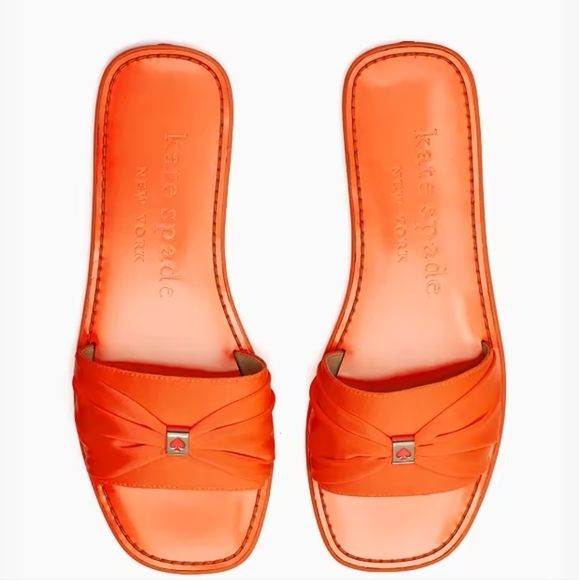 Kate Spade Neon Orange/Pink Sadie Sandals Size 8 - Picture 11 of 17